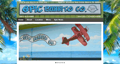 Desktop Screenshot of epicburritoco.com