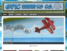 Tablet Screenshot of epicburritoco.com